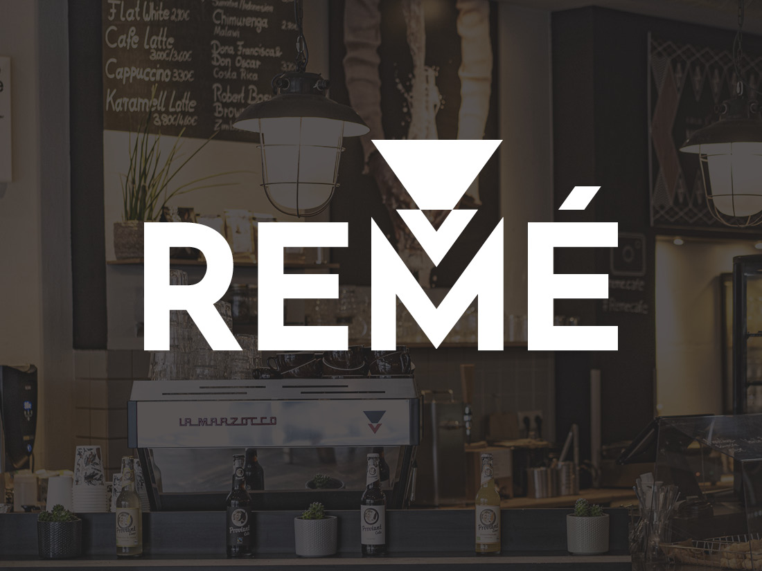 Logo-Design für das Remé-Café