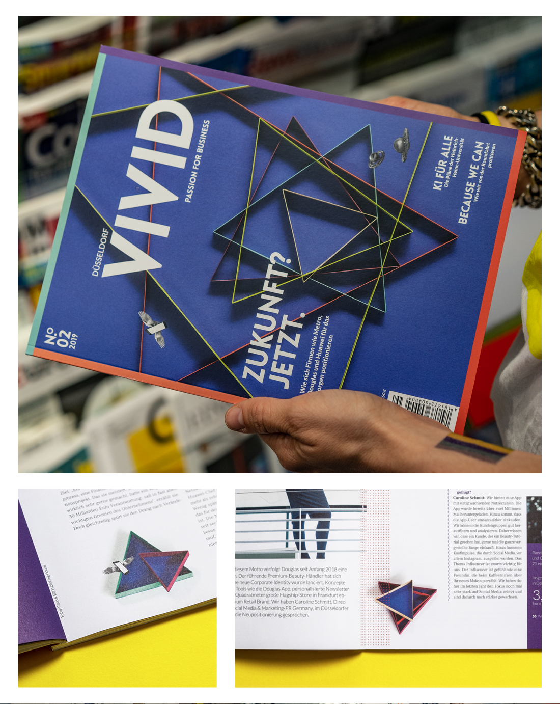 VIVID-Magazin Cover-Design im Store