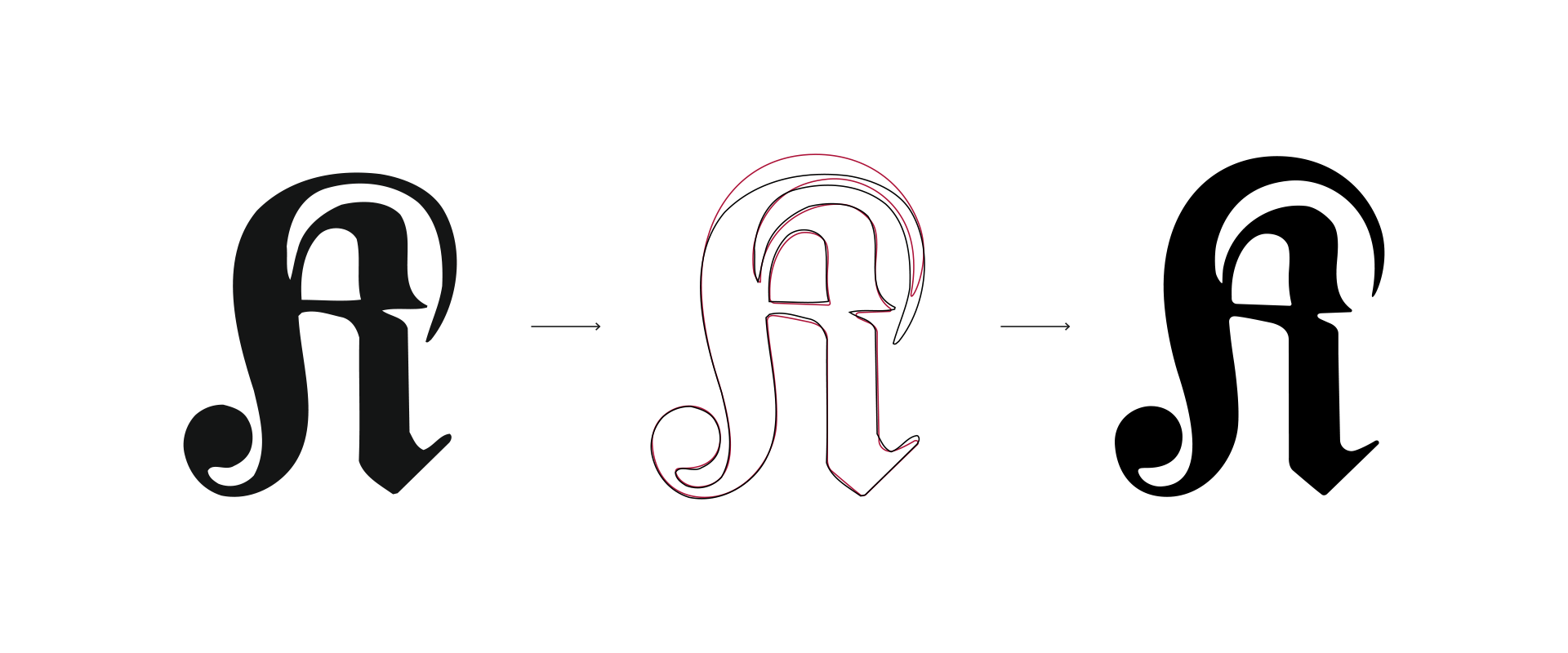 Skizze zum Aufbau des neuen Signets der Kölner Stadt-Anzeiger Medien